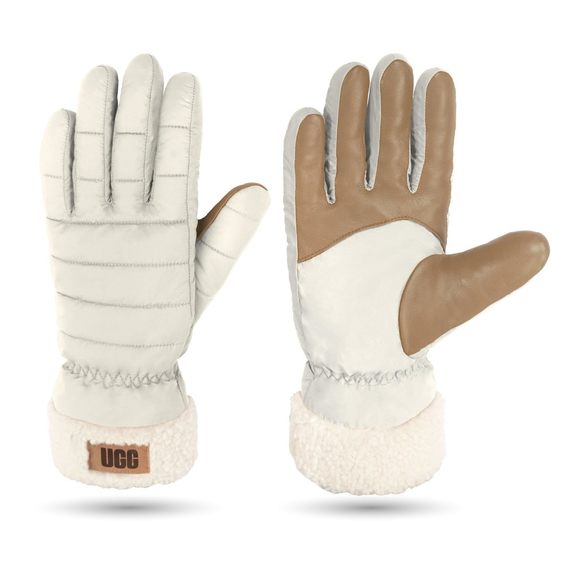 Women's All Weather Fluff Cuff Gloves, Nimbus, S/m💖